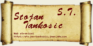 Stojan Tankosić vizit kartica